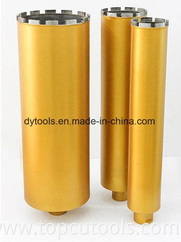 Diamond Core Drill Bit for Hard Reinforced Concrete Drilling